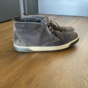 Clarks suede boots